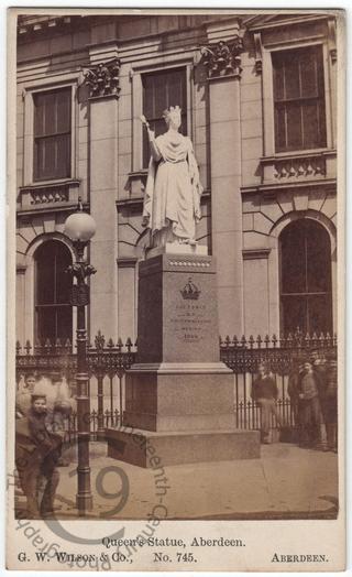 A statue of Queen Victoria in Aberdeen