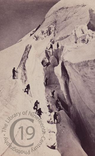 Climbers in the Alps