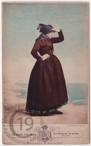 Woman from Fanø in Denmark