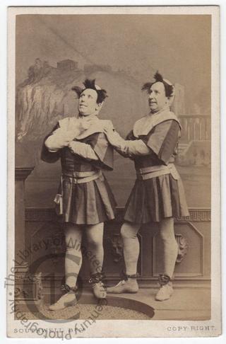 Charles and Henry Webb as The Two Dromios