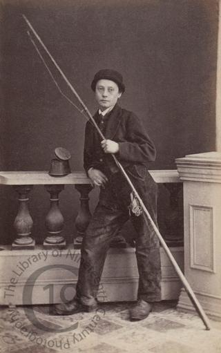 A young angler