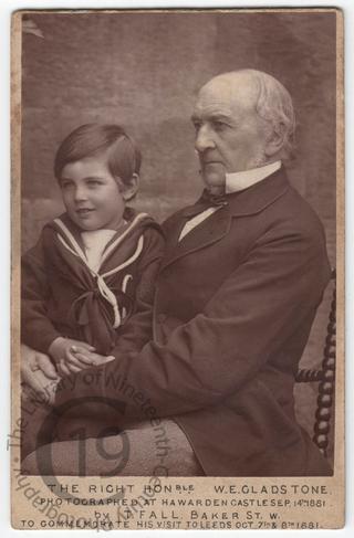 W.E. Gladstone and his grandson