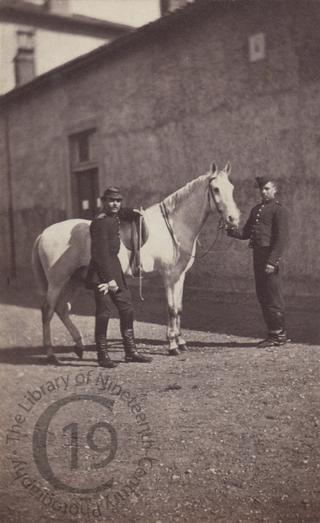 Cavalryman and his horse