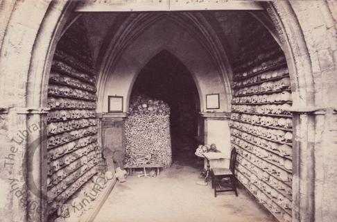 The ossuary at St Leonard's, Hythe