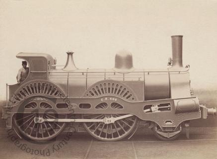 A steam locomotive