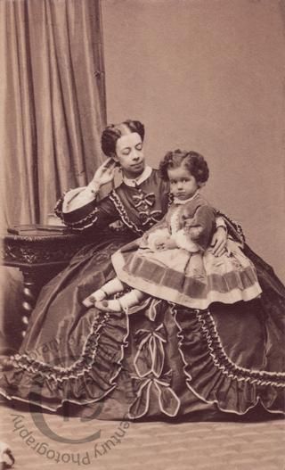 Princess Pauline Metternich and her daughter