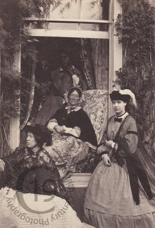 Mrs Charlotte Elizabeth Bonham and her family