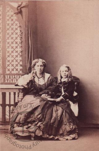 Mrs Frederick Lehmann and her son