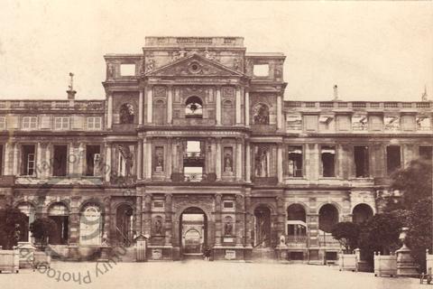 The ruins of the Tuileries Palace