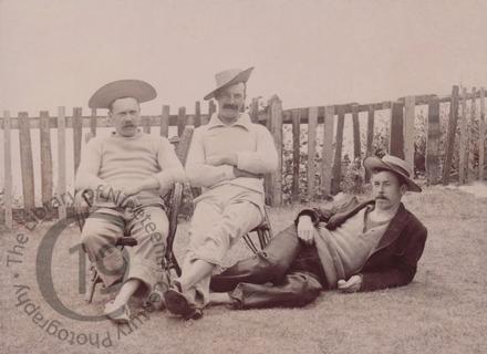 Three men at Rottingdean