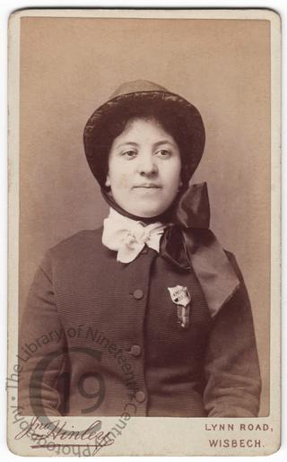Young woman in the Salvation Army