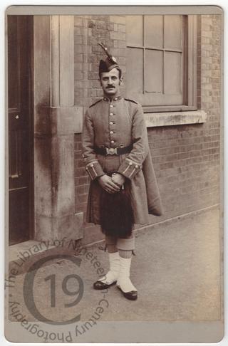Soldier in a Scottish regiment