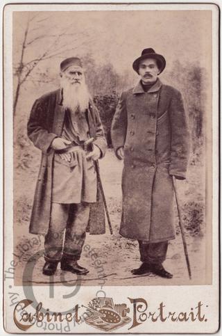 Leo Tolstoy and Maxim Gorky