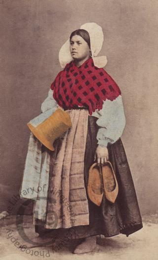 Belgian girl with clogs