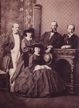 Archduke Rainer of Austria and group