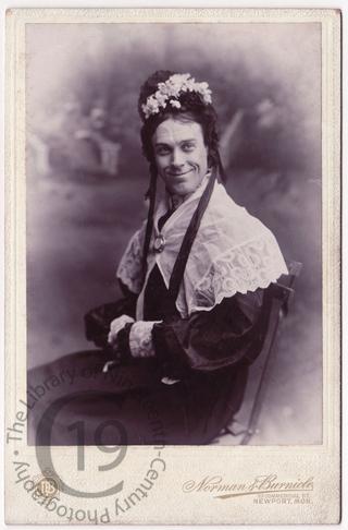W.S. Penley as 'Charley's Aunt'