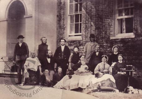 Household servants at Westbury Hall