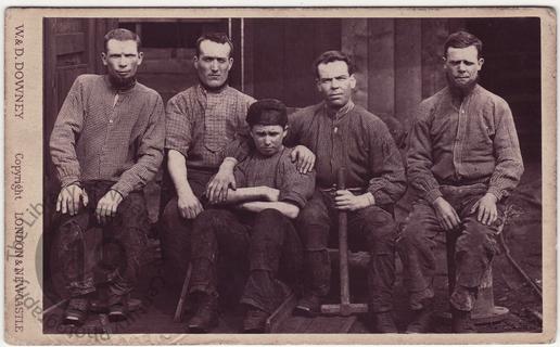 Rescued coal miners
