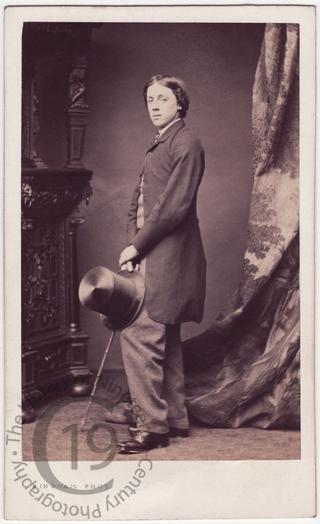 Young man with top hat