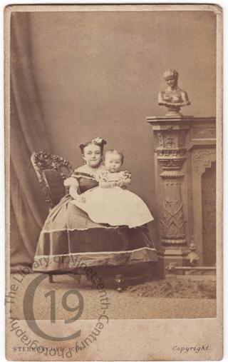 Mrs Tom Thumb and 'her' baby
