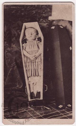 Child in coffin