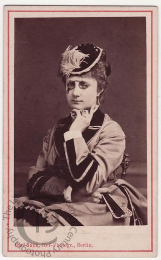 Woman with pince-nez
