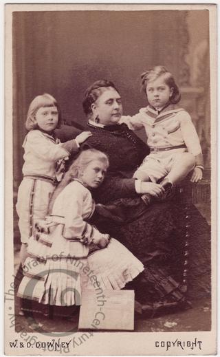 Duchess of Teck and her children