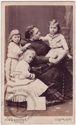 Duchess of Teck and her children