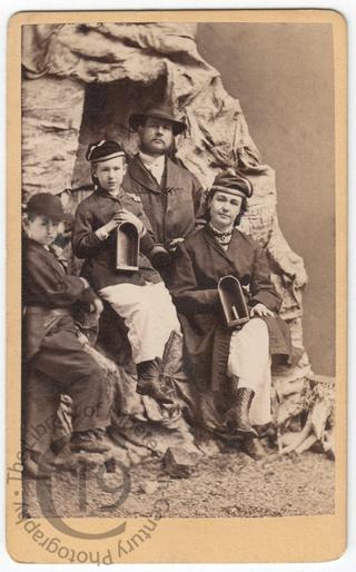 The Lebideux family at Berchtesgaden