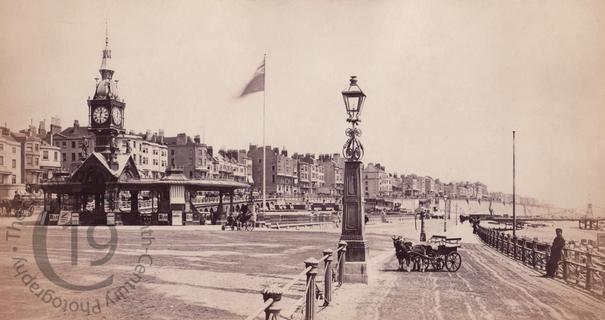 Madeira Drive and the Chain Pier in Brighton
