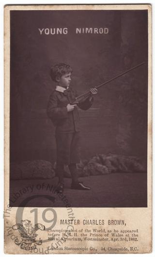 Master Charles Brown ('Young Nimrod')