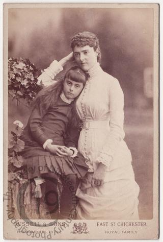 Countess of Dudley and her daughter