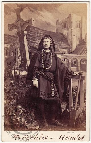 Charles Fechter as Hamlet