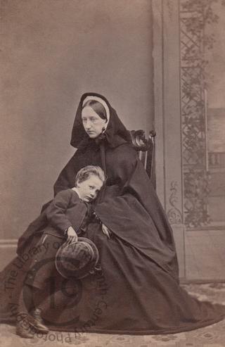 A widow and her son