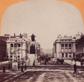 The Crimean War Memorial in Waterloo Place