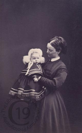 Mrs Bertha Vivian and daughter