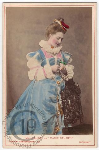Mrs Rousby in 'Marie Stuart'