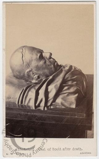 Sir Walter Scott's death mask