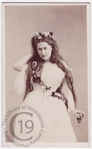 Carlotta Leclercq as 'Ophelia'