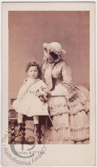 Empress Eugénie with the Prince Imperial