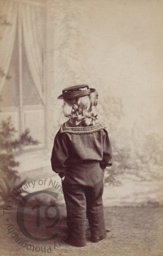 Unidentified boy in sailor suit