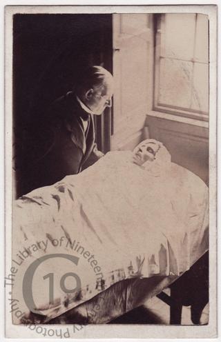 A husband and his dead wife