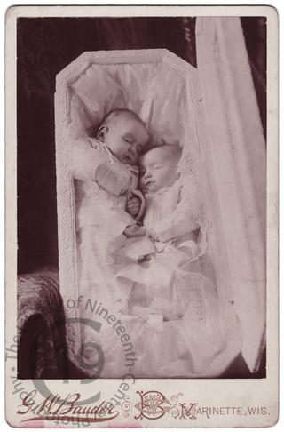 Twins in coffin