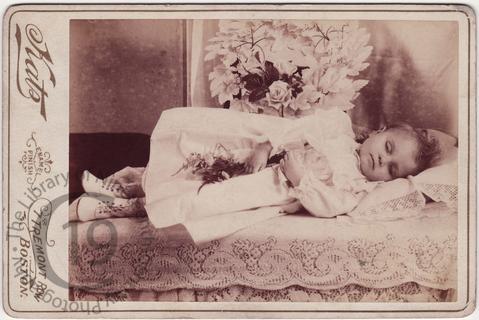Young girl with white leather boots